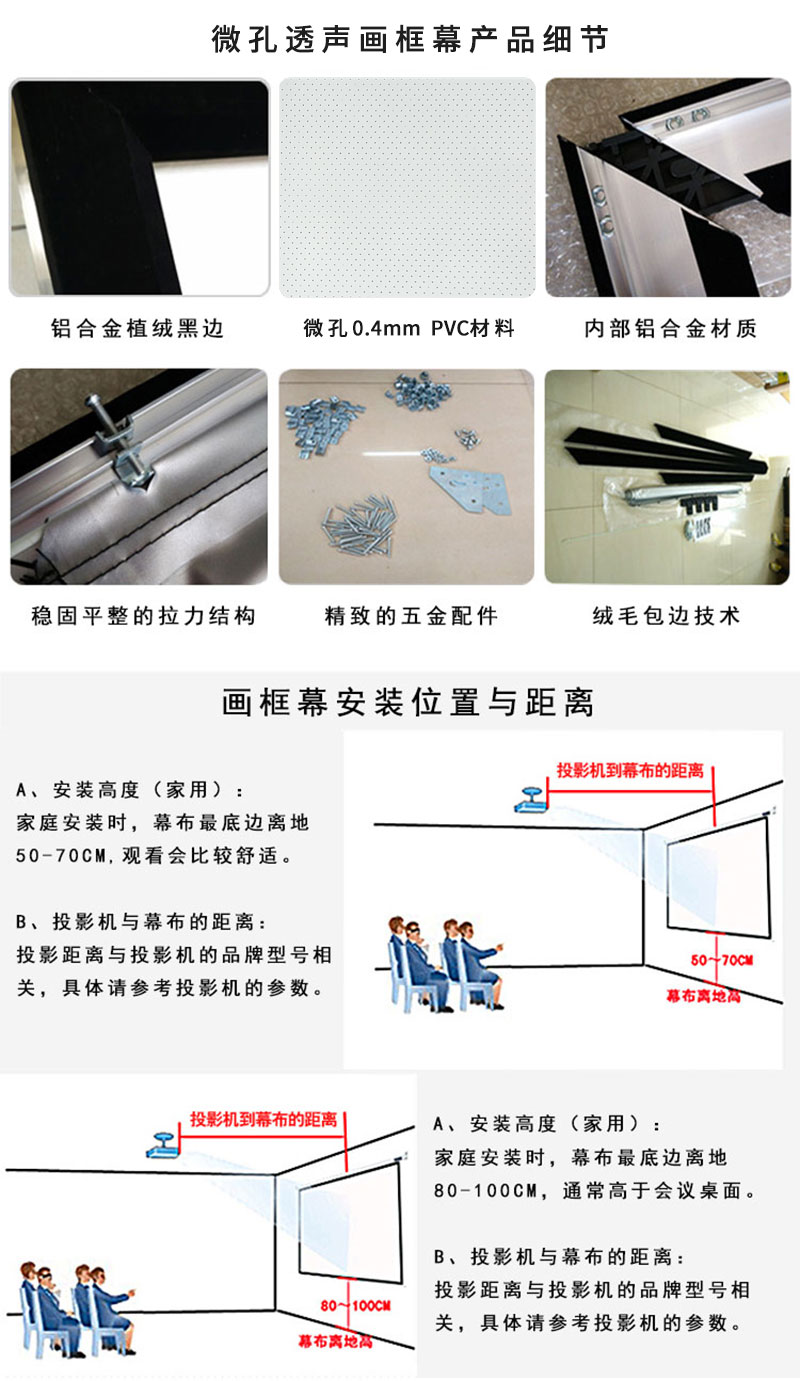 微孔透聲幕產品細節與安裝位置 微孔透聲幕產品細節與安裝位置